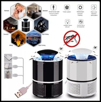 Eco Friendly Electronic LED Mosquito Killer Machine Trap Lamp, Mosquito Killer lamp for Home, USB Powered Electronic Fly Inhaler Mosquito Killer Lamp, Mosquito (Multi Color) 